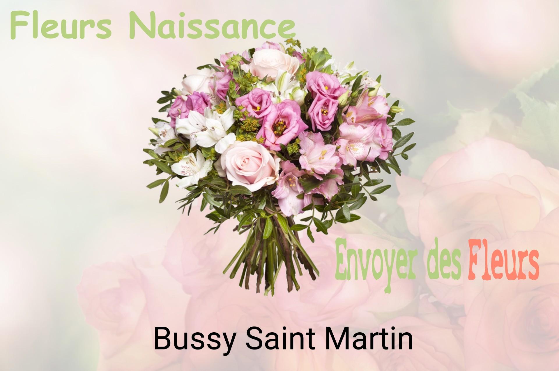Bouquet de fleurs de naissance livré à Bussy-Saint-Martin
