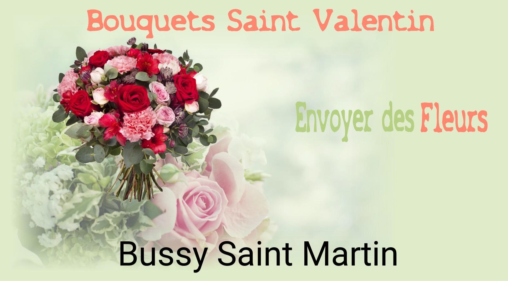 Roses de Saint-Valentin livrées à Bussy-Saint-Martin